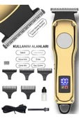 Volemi 00086 Profesyonel Sakal Ense Çizim Epilasyon Öncesi Dijital Göstergeli Tıraş Makinesi - 1