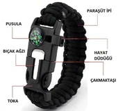 Survival Kamp Bileklik  Düdük Çok Amaçlı - 5