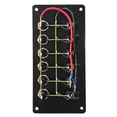 Sealux Switch Panel Tekne Kontrol Paneli Dikey 12/24v 6 Anahtarlı Dikey 80X170mm - 2