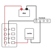 Sealux Switch Panel Tekne Kontrol Paneli Dikey 12/24v 6 Anahtarlı Dikey 80X170mm - 3