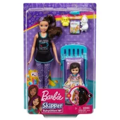 FHY97 Barbie Bebek Bakıcısı Bebeği ve Aksesuarları Oyun Seti - 1