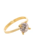Cigold Tektaş Yüzük 14 Ayar Altın 2,13 Gr OA-K21501028839 - 4