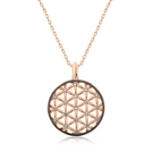 925 Ayar Gümüş Yaşam Çiçeği Kadın Gümüş Kolye thumbnail 1