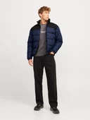 JJMOON STAND COLLAR PUFFER Navy Navy M - 4
