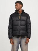 JJMOON STAND COLLAR PUFFER Black Black M - 2