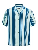 JCOJEFF AOP RESORT SHIRT SS RELAX LN Sea Sea S - 1