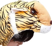 Çocuk Kaplan Kostumu - Aslan Kostümü 2-3 Yaş 80 Cm - 4