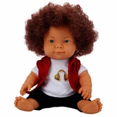 Sunman Kıvırcık Saçlı Curly Bebek 35 Cm - 6
