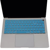 Laptop Macbook Air 13inç Klavye Koruyucu (Türkçe Q) TouchID'li A1932 (2018-2019) Modeli ile Uyumlu - 8