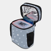 Çocuk Bebek Bakım Seti Termo Çantası Mama Tabağı Silikon Biberon Temizleme Fırçası - 2