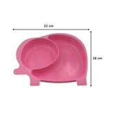 Çocuk Bebek Bakım Seti Termo Çantası Mama Tabağı Silikon Biberon Temizleme Fırçası - 6