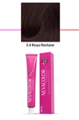 Premium 3.4 Koyu Kestane - Kalıcı Krem Saç Boyası 50 g Tüp - 1