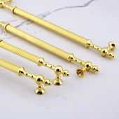 Kader Gold Metal Kulp 128 mm- 12.8 cm Mobilya Çekmece Mutfak Dolabı Dolap Kulpları Kulbu Kulpu Altın thumbnail 3