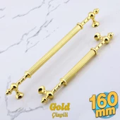 Kader Gold Metal Kulp 160 mm- 16 cm Mobilya Çekmece Mutfak Dolabı Dolap Kulpları Kulbu Kulpu Altın thumbnail 1