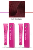 2 li Set Premium 5.20 Açık Viyole - Kalıcı Krem Saç Boyası 2 X 50 g Tüp - 1
