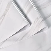 Açık Mermer Desenli Yapışkanlı Kaplama Kağıdı  Büyük Boy 5 Metre - 3