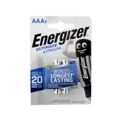 Energizer Ultimate Lithium AAA 2'li İnce Kalem Pil - 1