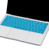 Laptop Macbook Air 13inç Klavye Koruyucu (UK-EU İngilizce) TouchID'li A1932 ile Uyumlu - 8