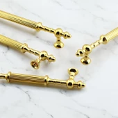 Kader Gold Metal Kulp 256 mm- 25.6 cm Mobilya Çekmece Mutfak Dolabı Dolap Kulpları Kulbu Kulpu Altın - 5