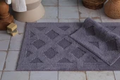 APRİCİTAS 2 Lİ BANYO PASPASI DIAMOND GRI - 1