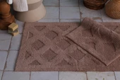 APRİCİTAS 2 Lİ BANYO PASPASI DIAMOND KAHVE - 1