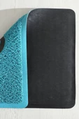 MatGo Pati Kedi Kumu Matı Çift Katlı Sıvı Geçirmez Kaymaz Elekli Yıkanabilir Kedi Tuvaleti Paspası 40x60cm - 3