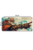 SonicTouch UltraGrand Cyberpunk Kaptan Xxl Klavye Mouse Pad 40x90Cm - 2
