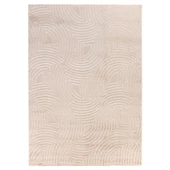 Kabartmalı Halı Dalga desenli Salon Halısı İskandinav Bohem tarzı yumuşak Halı Bej thumbnail 2
