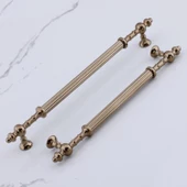 Kader Bronz Metal Kulp 224 mm- 22.4 cm Mobilya Çekmece Mutfak Dolabı Dolap Kulpları Kulbu Kulpu - 7