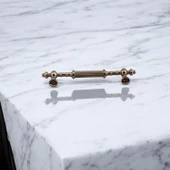 Kader Bronz Metal Kulp 224 mm- 22.4 cm Mobilya Çekmece Mutfak Dolabı Dolap Kulpları Kulbu Kulpu - 6