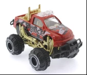 Çek Bırak Mini Off Road Kırmızı Polis Aracı - 5