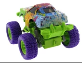 Die Cast Batik Desenli Mor Teker Araba thumbnail 4