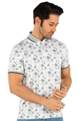 Brango  POLO YAKA DÜĞMELİ DESENLİ T-SHİRT - 4