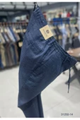 BORGESS  JOGGER SLİM FİT BELİ LASTİKLİ KETEN PANTOLON - 4