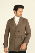 Brango Erkek Giyim Kaşe Kaban 71144 Deve Tüyü - 2