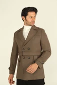 Brango Erkek Giyim Kaşe Kaban 71144 Deve Tüyü - 1
