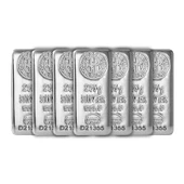 RimaGold 7 Adet NadirGold 250 Gr Gümüş Külçe - 1
