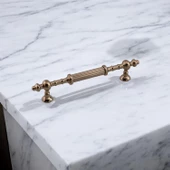Kader Bronz Metal Kulp 256 mm- 25.6 cm Mobilya Çekmece Mutfak Dolabı Dolap Kulpları Kulbu Kulpu - 3