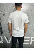 Qwerty  T-shirt Basic Bisiklet Yakalı - 4