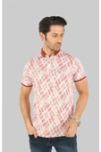 Brango  DÜĞMELİ POLO YAKA DESENLİ T-SHİRT - 2