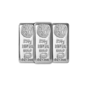 RimaGold 3 Adet NadirGold 250 Gr Gümüş Külçe - 1