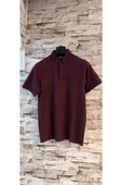 Brango  POLO YAKA DÜĞMELİ FERMUARLI ÖRME JAKARLI T-SHİRT - 5