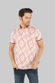 Brango  DÜĞMELİ POLO YAKA DESENLİ T-SHİRT - 5