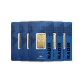 RimaGold 5 Adet 20 gr 24 Ayar NadirGold Gram Altın - 1