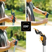 Fiskars UPX86 1023624 Teleskopik Testeresiz Yüksek Dal Budama Makası - 5