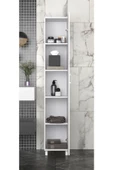 Makbulce Mimoza 5 Raflı Çok Amaçlı Banyo Dolabı - 3