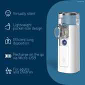 Omron Mini Air 360+ Taşınabilir Nebilizatör (360P-E) - 2