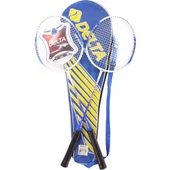 Delta Tek Parça Halinde Üretim 2 Adet Dura-Strong Badminton Raketi Ve Deluxe Badminton Çantası Seti - 1