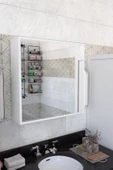 Makbulce Lavobo Üstü Aynalı Banyo Dolabı - 2