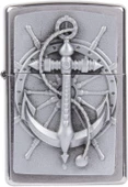 Zippo Nautical Amblem Dizayn Çakmak thumbnail 1
